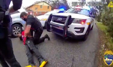 An image taken from video released by the Jacksonville Sheriff's Office show's McNeil on the ground.