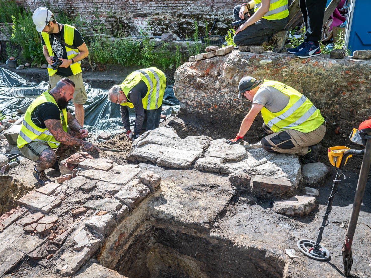 <i>S. Kurzyńska/ArcheoScan via CNN Newsource</i><br/>The site was part of an early medieval stronghold.