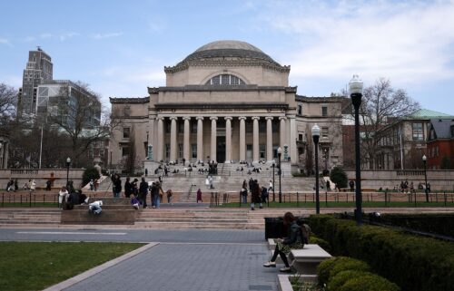 Columbia University announced on July 23 that a deal has been reached with the Trump administration to resolve several federal probes into allegations that it had violated anti-discrimination laws. Students are seen on the campus of Columbia University on April 14 in New York City.