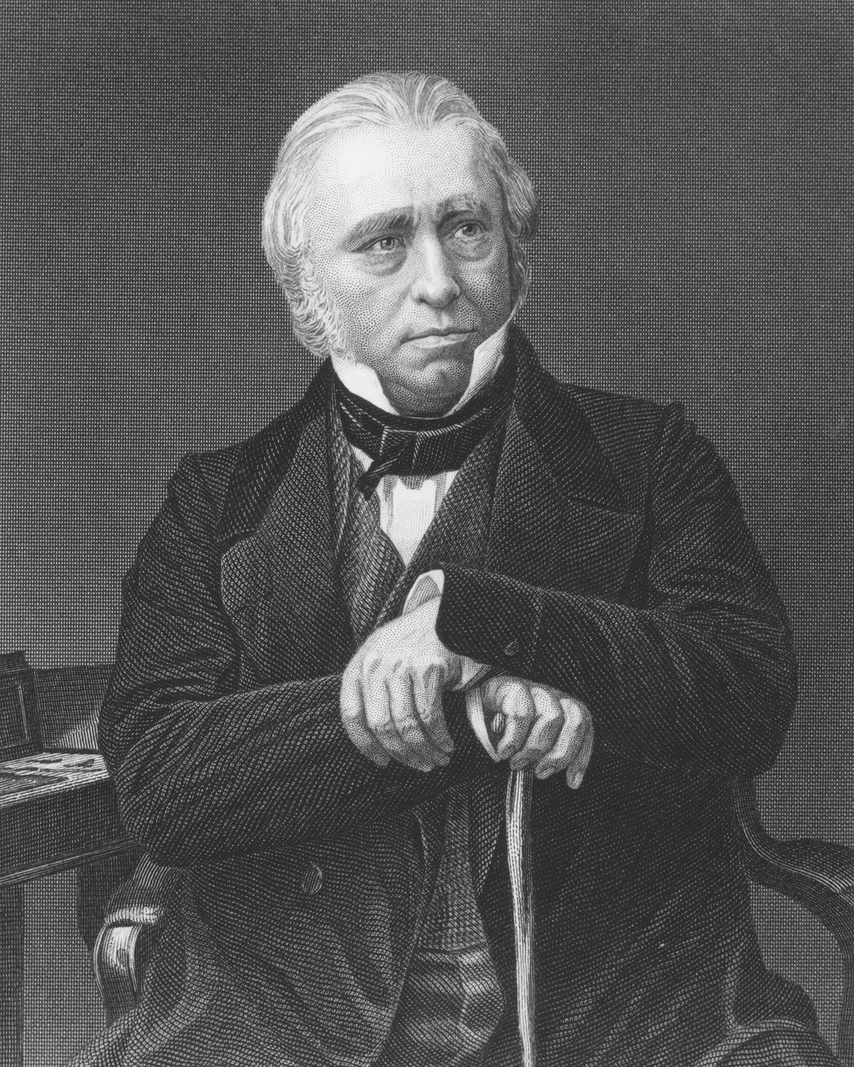 <i>Archive Photos/Getty Images via CNN Newsource</i><br/>An engraved portrait of Thomas Macaulay