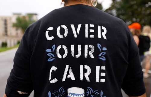 Health care advocates protesting care denials at UnitedHealthcare on July 15