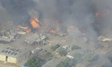 Several explosions at a fireworks warehouse resulted in a fire in Northern California's Yolo County