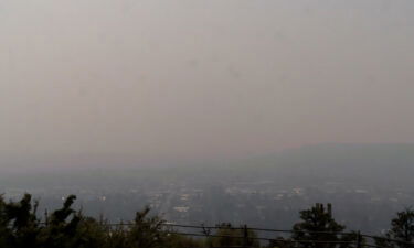Pilot Butte smoky view