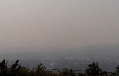 Pilot Butte smoky view
