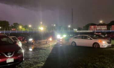 Visitors made their way out of the Wisconsin State Fair grounds
