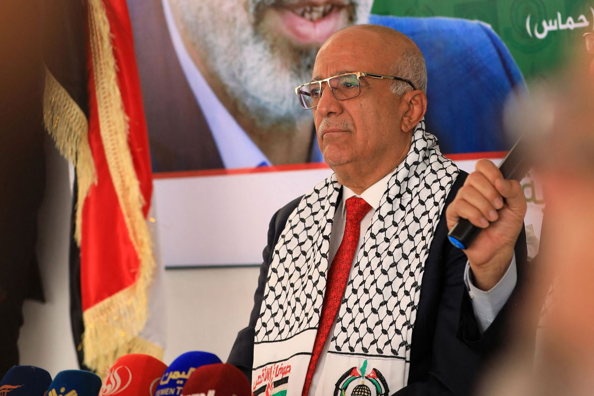 <i>Mohammed Huwais/AFP/Getty Images via CNN Newsource</i><br/>Yemen's Houthi-led government's Prime Minister Ahmed al-Rahawi pictured last year.