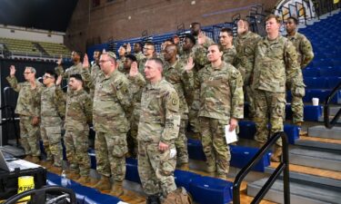 US soldiers assigned to the 273rd Military Police Company