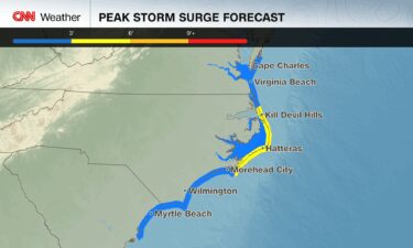 Erin’s winds could push up to 4 feet of storm surge onto the Outer Banks.