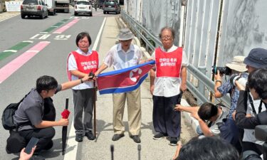 Ahn Hak-sop was denied permission to try and cross into North Korea
