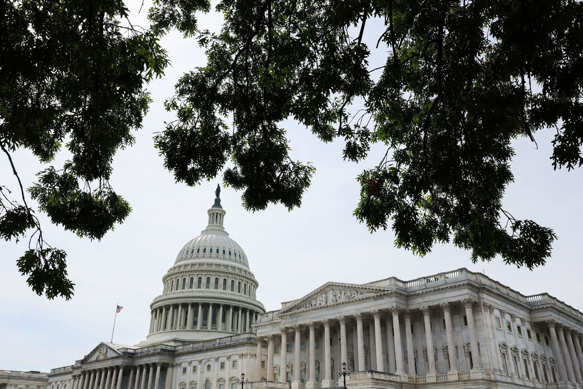 <i>Anna Moneymaker/Getty Images via CNN Newsource</i><br/>A view of the U.S. Capitol Building on September 23 in Washington