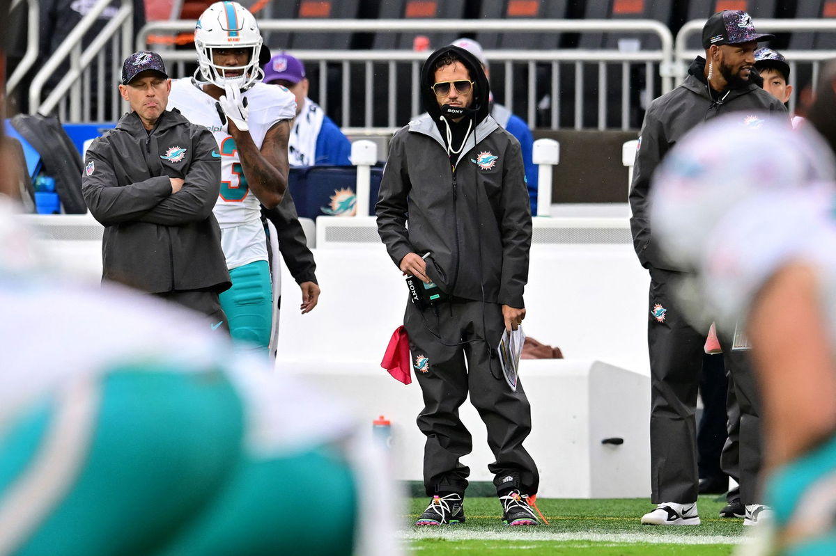 <i>Ken Blaze/Imagn Images/Reuters via CNN Newsource</i><br/>Pressure is mounting on Dolphins head coach Mike McDaniel after the team's heavy loss to the Cleveland Browns.