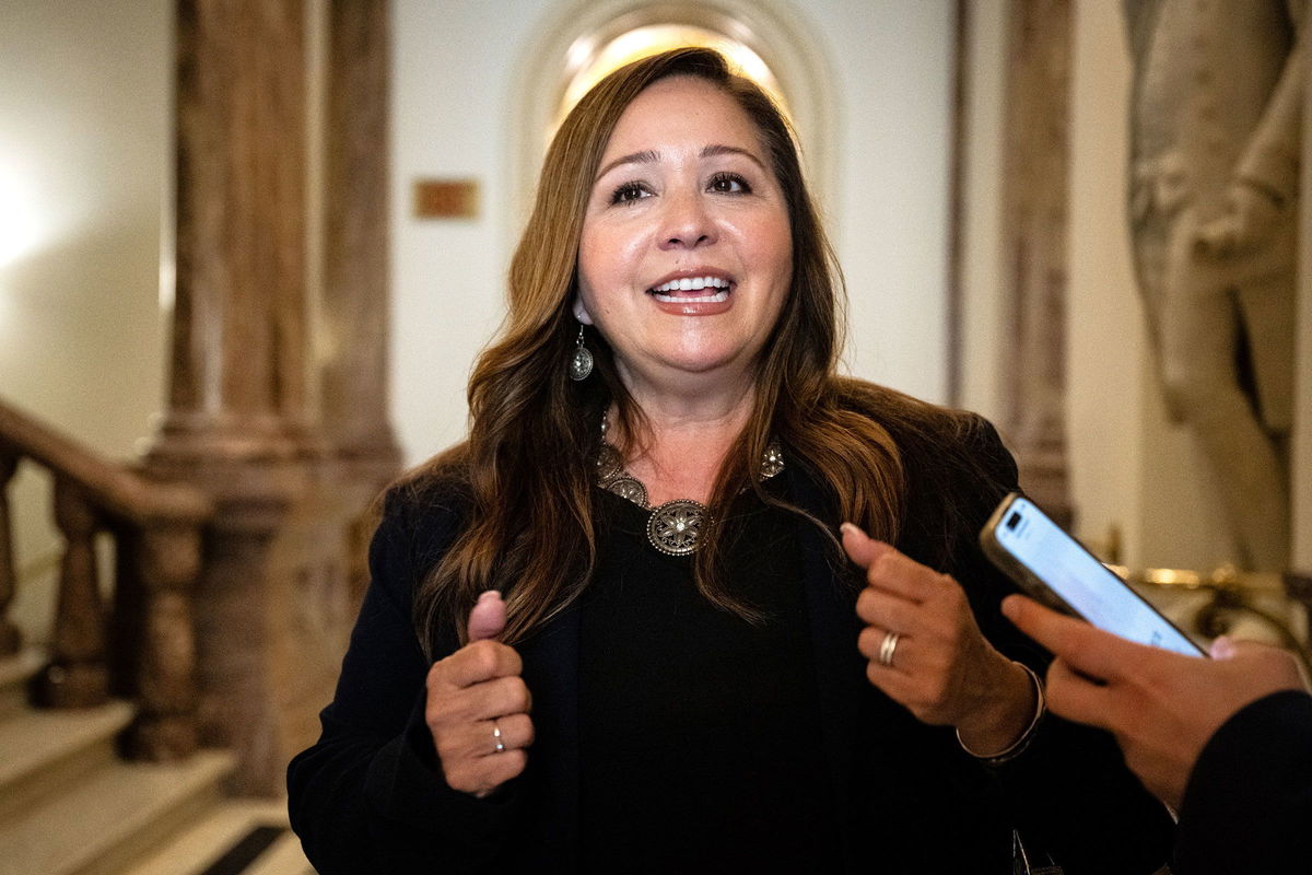 <i>Graeme Sloan/Bloomberg/Getty Images/File via CNN Newsource</i><br/>Representative-elect Adelita Grijalva