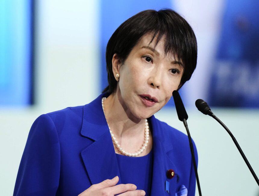 Japan’s aspiring leader drums to relieve stress. She has many reasons to reach for her sticks