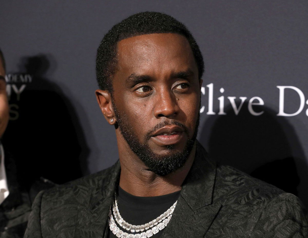 Sean Combs arrives at the Beverly Hilton Hotel In January 2020.